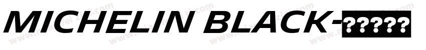 Michelin Black字体转换